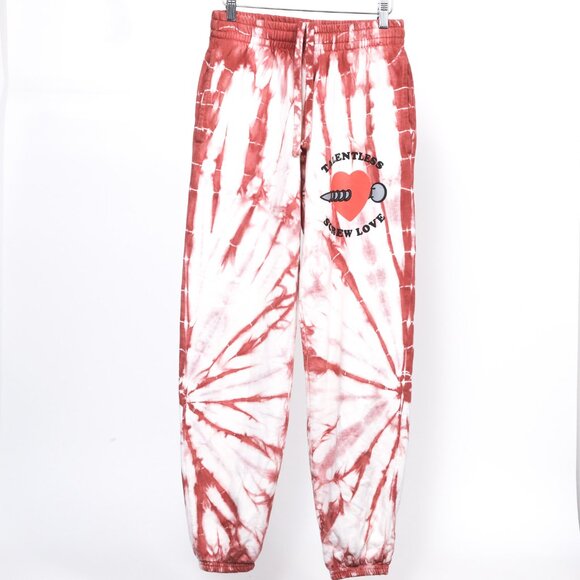 Talentless Elements Tie-Dye Screw Love Jogger Sweatpants sz Medium - Picture 3 of 11